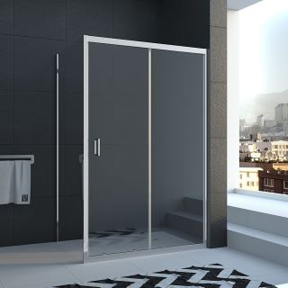 Душевой уголок Veconi Rovigo RV-046, 1000х700х1950, хром, стекло прозрачное